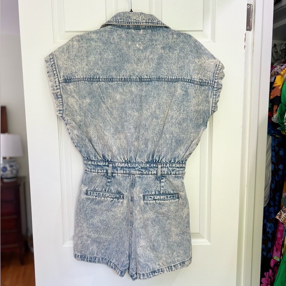 Blank NYC Denim Romper Head Backstage - Picture 8 of 14